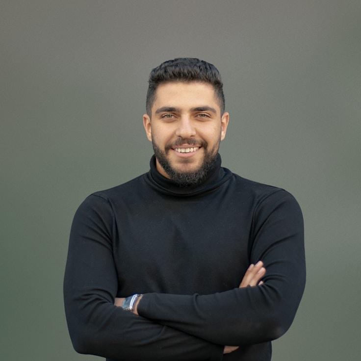 Portrait of Kieran, community mentor and Italian cuisine specialist